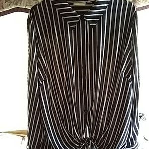 Susan Graver Button Up Blouse